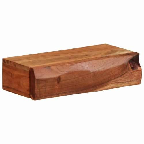 Zidne police 2 kom 30x17x8 cm od masivnog bagremovog drva - 30 x 17 x 8 cm 1 2 Cijena