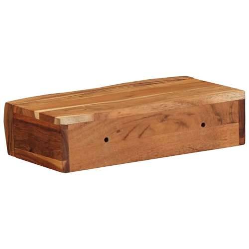 Zidne police 2 kom 30x17x8 cm od masivnog bagremovog drva - 30 x 17 x 8 cm 1 2 Cijena