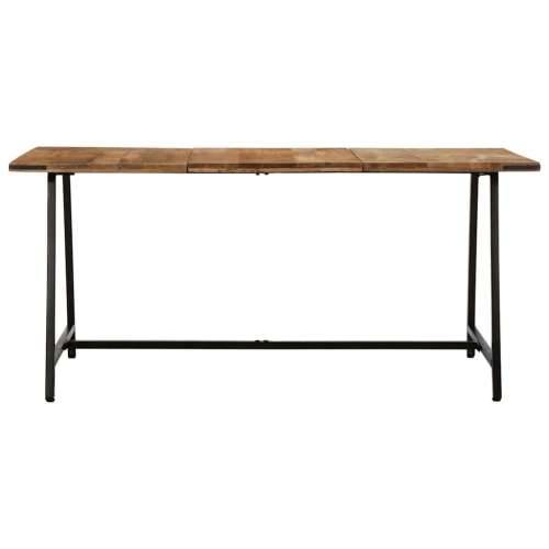 Blagovaonski stol 160 x 80 x 75 cm masivno drvo manga - 160 x 80 x 75 cm 1 Cijena