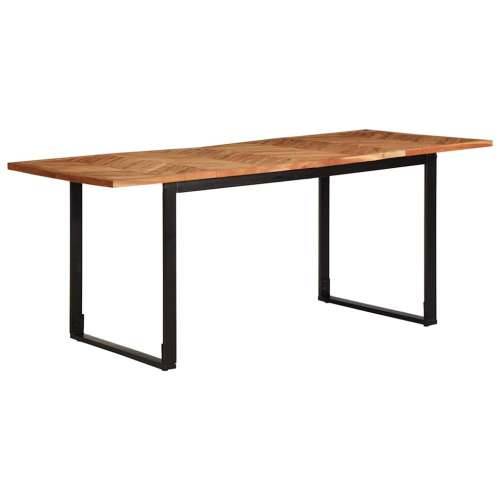 Blagovaonski stol 180x90x75 cm od masivno drvo bagrema - 180 x 90 x 75 cm 1 Cijena