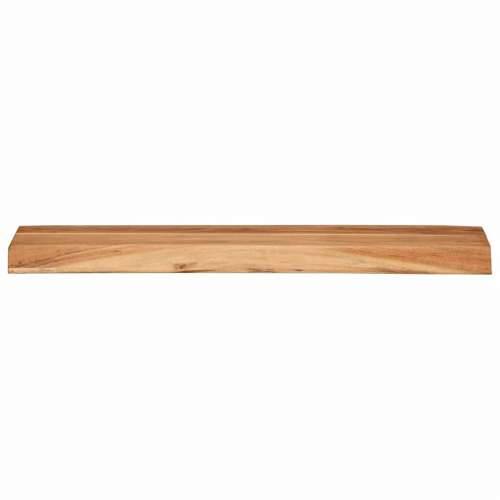 Zidne police 2 kom 60x20x3,5 cm od masivnog bagremovog drva - 60 x 20 x 3.5 cm 1 2 Cijena