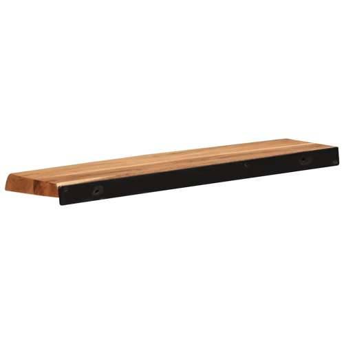 Zidne police 2 kom 60x20x3,5 cm od masivnog bagremovog drva - 60 x 20 x 3.5 cm 1 2 Cijena