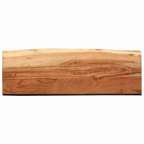 Zidne police 2 kom 60x20x3,5 cm od masivnog bagremovog drva - 60 x 20 x 3.5 cm 1 2 Cijena