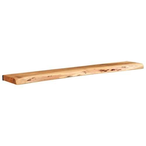 Zidne police 2 kom 100x20x3,5 cm od masivnog bagremovog drva - 100 x 20 x 3.5 cm 1 2 Cijena
