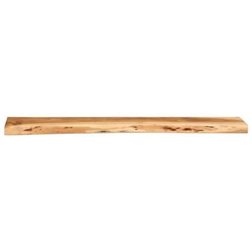 Zidne police 2 kom 100x20x3,5 cm od masivnog bagremovog drva - 100 x 20 x 3.5 cm 1 2 Cijena