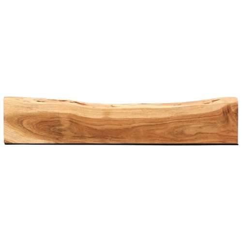 Zidne police 2 kom 100x20x3,5 cm od masivnog bagremovog drva - 100 x 20 x 3.5 cm 1 2 Cijena