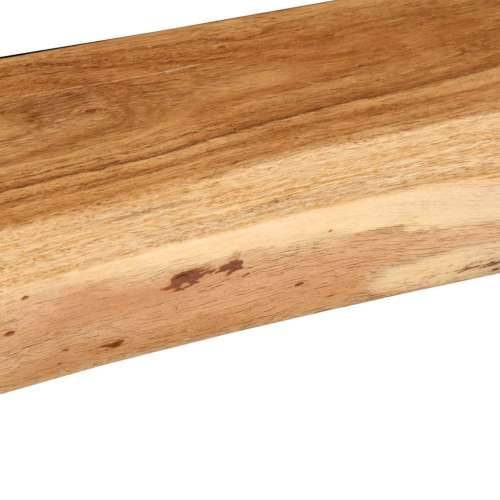 Zidne police 2 kom 100x20x3,5 cm od masivnog bagremovog drva - 100 x 20 x 3.5 cm 1 2 Cijena