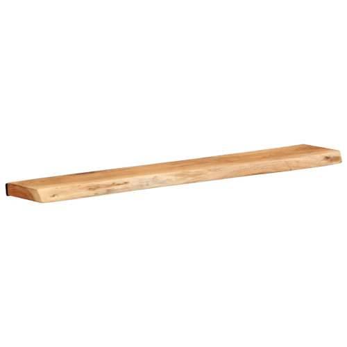 Zidne police 2 kom 100x20x3,5 cm od masivnog bagremovog drva - 100 x 20 x 3.5 cm 1 2 Cijena