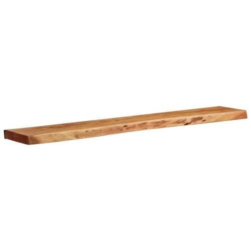 Zidne police 2 kom 100x20x3,5 cm od masivnog bagremovog drva - 100 x 20 x 3.5 cm 1 2 Cijena