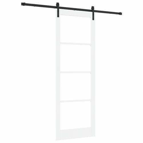 Klizna vrata s kompletnim setom ‘ORKDAL’bijela 83x232 cm Cijena