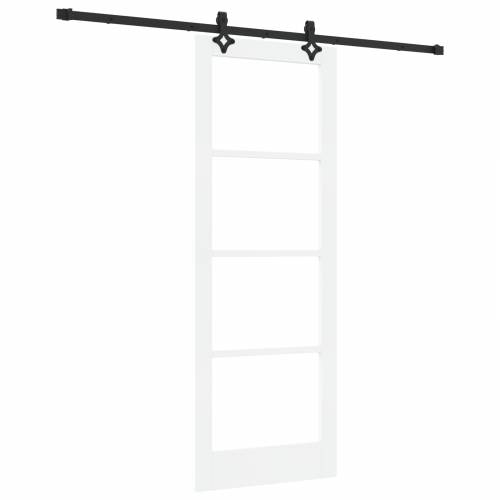 klizna vrata s hardverskim setom bijela 78x211 cm masivni bor Cijena
