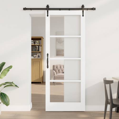 Klizna vrata s setom hardvera “ORKDAL” bijela 83x211 cm Cijena