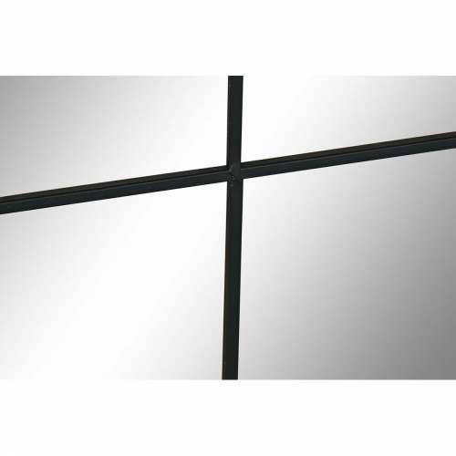 Zidno ogledalo DKD Home Decor Crna Kristal Željezo Ogledalo Prozor 90 x 1 x 120 cm 90 x 1,8 x 120 cm Cijena