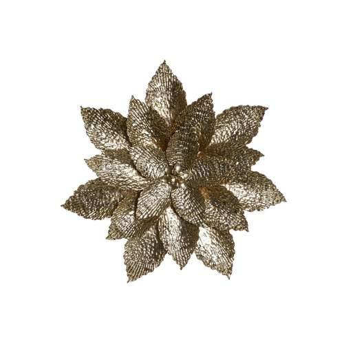 Zidni Ukras DKD Home Decor 56 x 4,5 x 56 cm Cvijet zlatan moderan Cijena