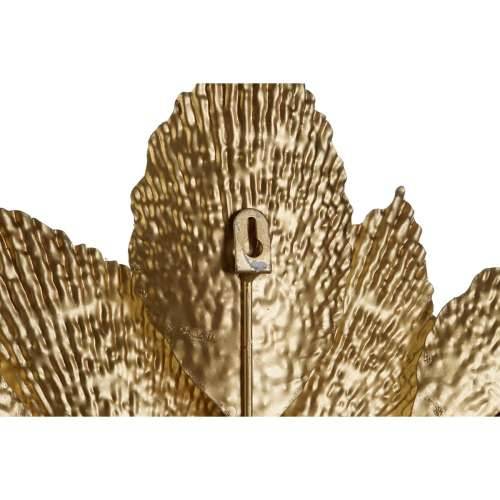 Zidni Ukras DKD Home Decor 56 x 4,5 x 56 cm Cvijet zlatan moderan Cijena
