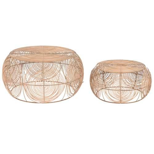 Set od dvije stolice DKD Home Decor 80 x 80 x 40 cm Svijetlo smeđi Cijena