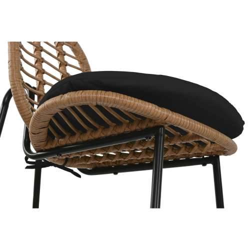 Komplet stola i 2 stolice Home ESPRIT Smeđa Crna 60 x 60 x 102 cm Cijena