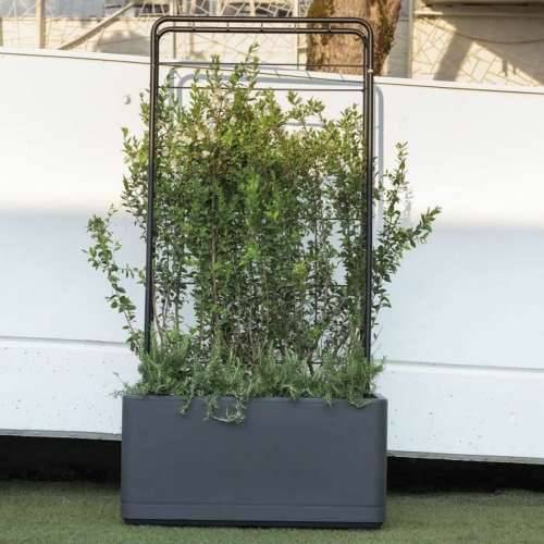 Žardinjera sa samozalijevanjem Deroma Antracitna 78 x 38 x 39 cm Plastika Pravokutno Cijena