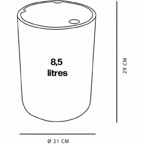 Koš za Papir na Pedalu TODAY UTILITY Plava 8,5 L polipropilen 21 x 29 cm Cijena