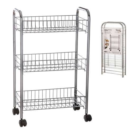 Kolica za Povrće Kozina Metal 3 Police 40 x 26 x 62 cm Cijena