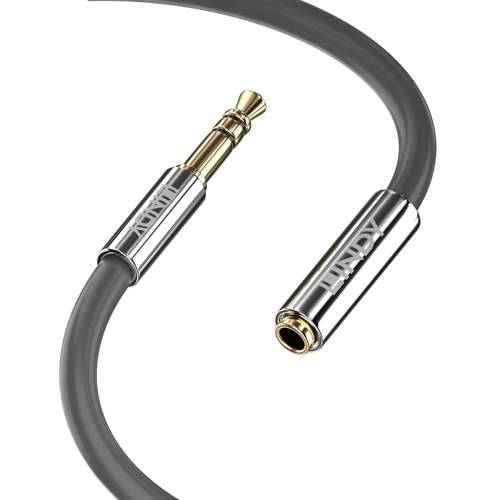 Produžni Jack Kabel (3,5 mm) LINDY 35327 1 m Crna Antracitna Cijena