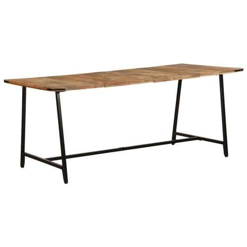 Blagovaonski stol 180x90x75 cm od masivnog drva manga - 180 x 90 x 75 cm 1 Cijena