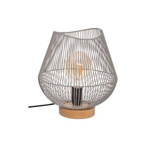 Stolna svjetiljka Atmosphera Jena Siva Metal 40 W (Ø 28 x 26 cm) Cijena