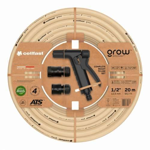 Set crijeva s priborom Cellfast Grow 20 m Poliester PVC Polietilen polipropilen Ø 12 mm Bež (20 m) Cijena