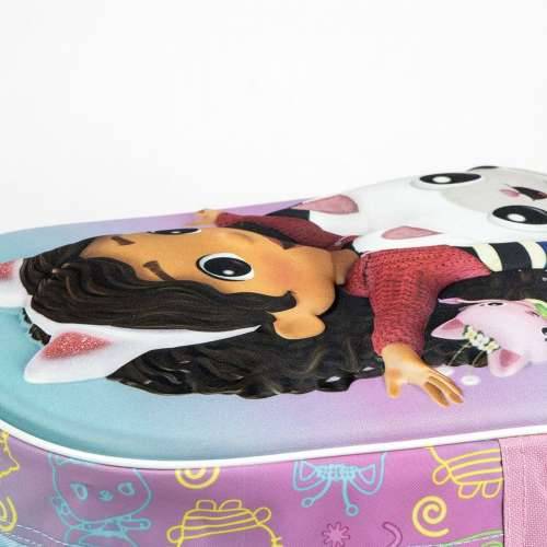 Školski 3D Ruksak s Kotačima Gabby’s Dollhouse Roza Cijena