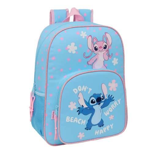 Školski Ruksak Lilo & Stitch Happy Nebesko plava 33 x 42 x 14 cm Cijena