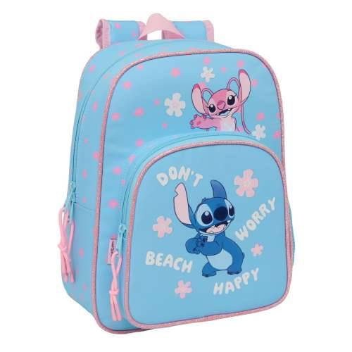 Školski Ruksak Lilo & Stitch Happy Nebesko plava 26 x 34 x 11 cm Cijena