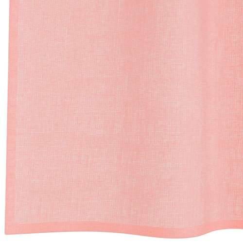 Voile zavjese s džepovima za šipke 2 kom ružičaste - Ružičasta 140 x 175 cm 1 s džepovima za šipke Cijena