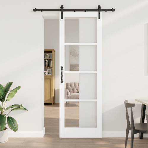 Klizna vrata s hardverskim setom ‘ORKDAL’Bijela 78x232 cm Cijena