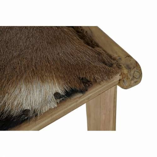 Stolac DKD Home Decor 8424001823215 Smeđa Pisana Prirodno Tikovina 65 x 47 x 42 cm Cijena
