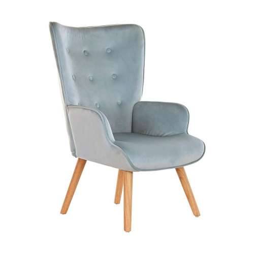 Sjedalo DKD Home Decor Plava Nebesko plava Prirodno Drvo Plastika 67 x 75 x 96 cm Cijena