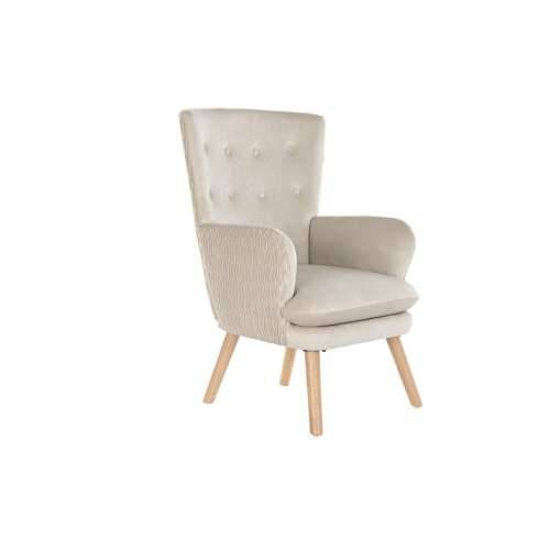 Sjedalo DKD Home Decor Prirodno Bež Drvo Poliester (67 x 70 x 95 cm) Cijena