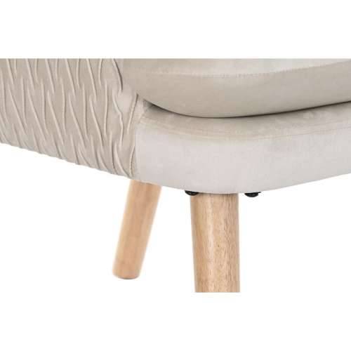 Sjedalo DKD Home Decor Prirodno Bež Drvo Poliester (67 x 70 x 95 cm) Cijena