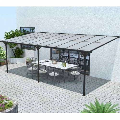 Westmann - Aluminijska nadstrešnica za terasu Bruce 6m | Crna | 300x617x270 cm - BRANDED IN GERMANY Cijena