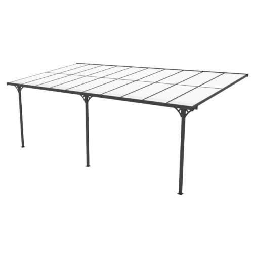Westmann - Aluminijska nadstrešnica za terasu Bruce 6m | Crna | 300x617x270 cm - BRANDED IN GERMANY Cijena