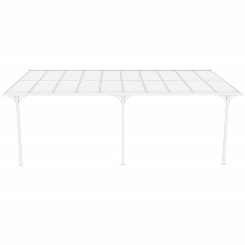 Westmann - Aluminijska nadstrešnica za terasu Bruce 6m | Bijela | 300x617x270 cm - BRANDED IN GERMANY Cijena