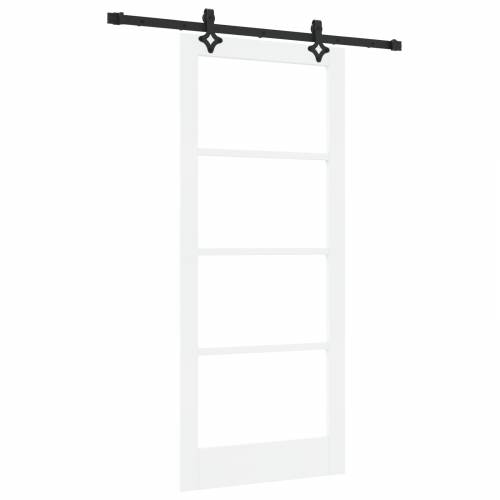 klizna vrata s hardverom bijela 86x198.5 cm Solid Wood Pine Cijena