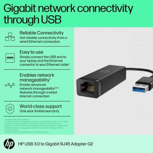 Adapter USB 2.0 za Mrežu RJ45 HP 4Z7Z7AA Crna Cijena