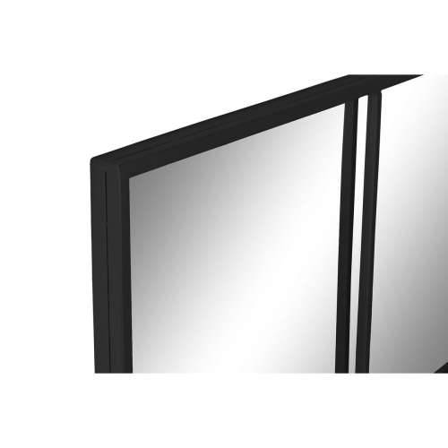 Zidno ogledalo Home ESPRIT Crna Prozor 122 x 2 x 122 cm Cijena