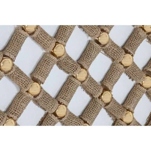 Slika Home ESPRIT Bijela zlatan Prirodno Apstraktno moderan 100 x 3,5 x 100 cm (2 kom.) Cijena