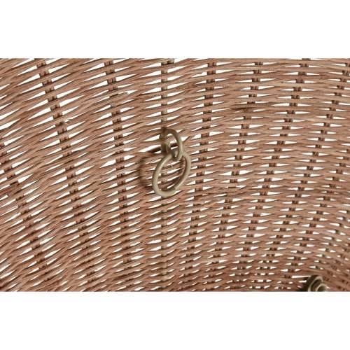 Zidno ogledalo Home ESPRIT Smeđa Prirodno Tropsko 98 x 1 x 98 cm Cijena