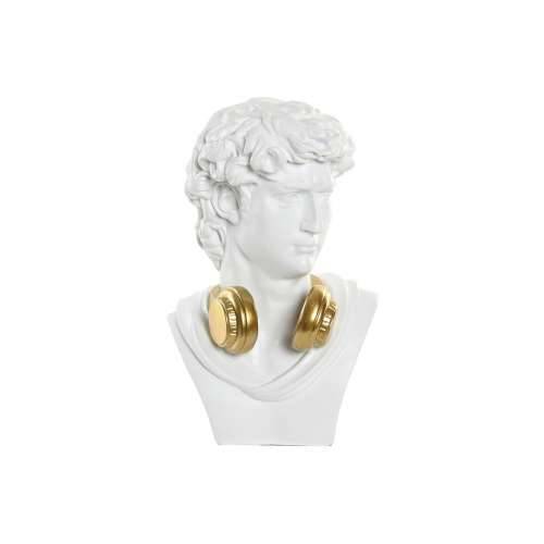 Ukrasna figura Home ESPRIT Bijela zlatan Bista 19,5 x 16 x 30 cm Cijena