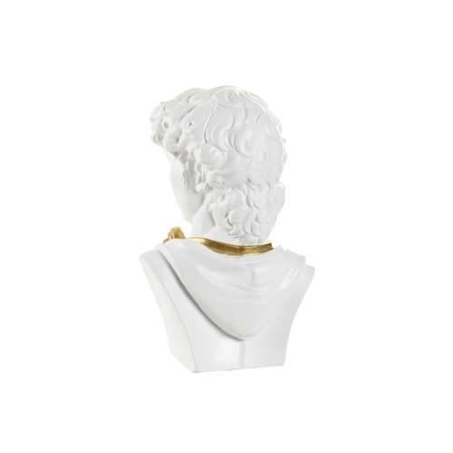 Ukrasna figura Home ESPRIT Bijela zlatan Bista 19,5 x 16 x 30 cm Cijena