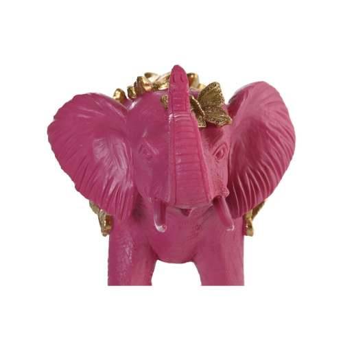 Ukrasna figura Home ESPRIT zlatan Fuksija Slon 26 x 13,5 x 19 cm Cijena