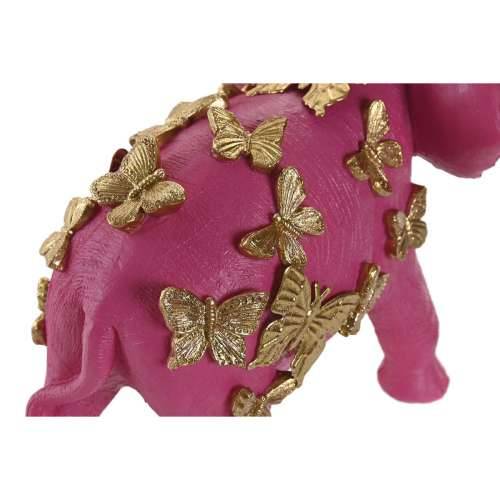 Ukrasna figura Home ESPRIT zlatan Fuksija Slon 26 x 13,5 x 19 cm Cijena