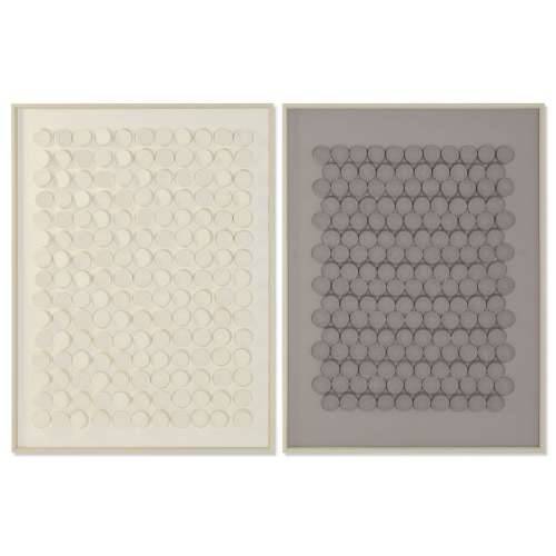 Slika Home ESPRIT Bež Siva Apstraktno moderan 90 x 3,5 x 120 cm (2 kom.) Cijena